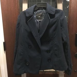 Navy pea coat